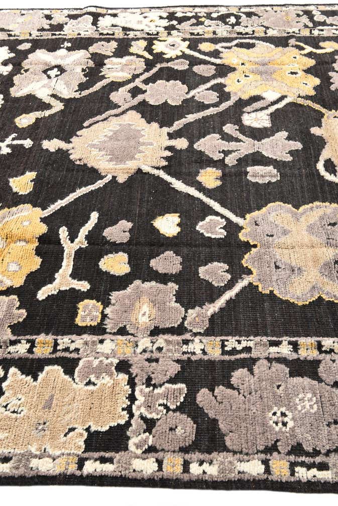 8' 2 x 9' 11 Hand Knotted Oushak Wool Rug