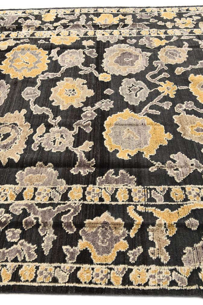 8' x 10' 1 Hand Knotted Oushak Wool Rug