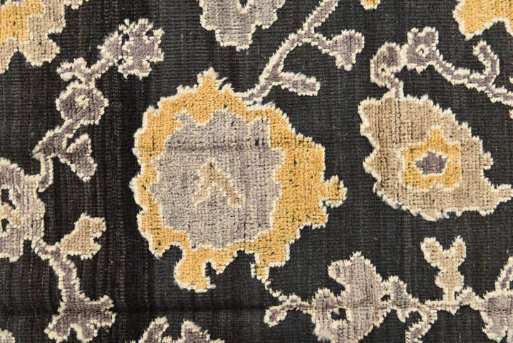 8' x 10' 1 Hand Knotted Oushak Wool Rug