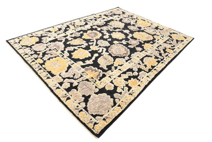 Detail image of 8' x 10' 10 Hand Knotted Oushak Wool Rug