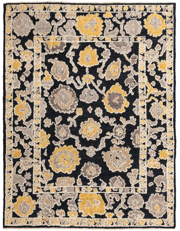 Detail image of 8' x 10' 10 Hand Knotted Oushak Wool Rug