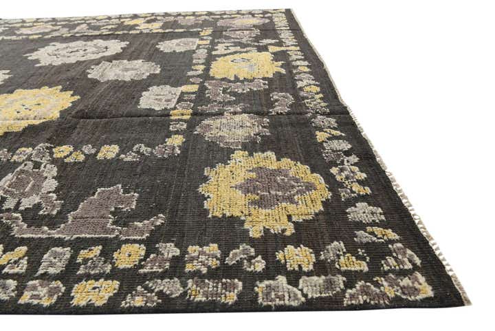 7' 10 x 10' 6 Hand Knotted Oushak Wool Rug