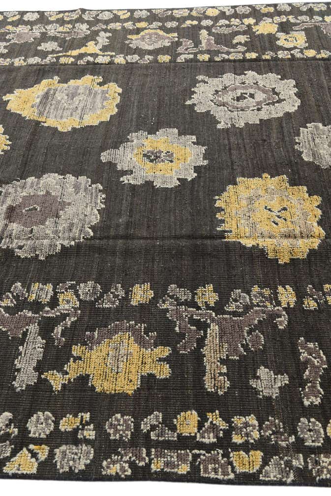 7' 10 x 10' 6 Hand Knotted Oushak Wool Rug