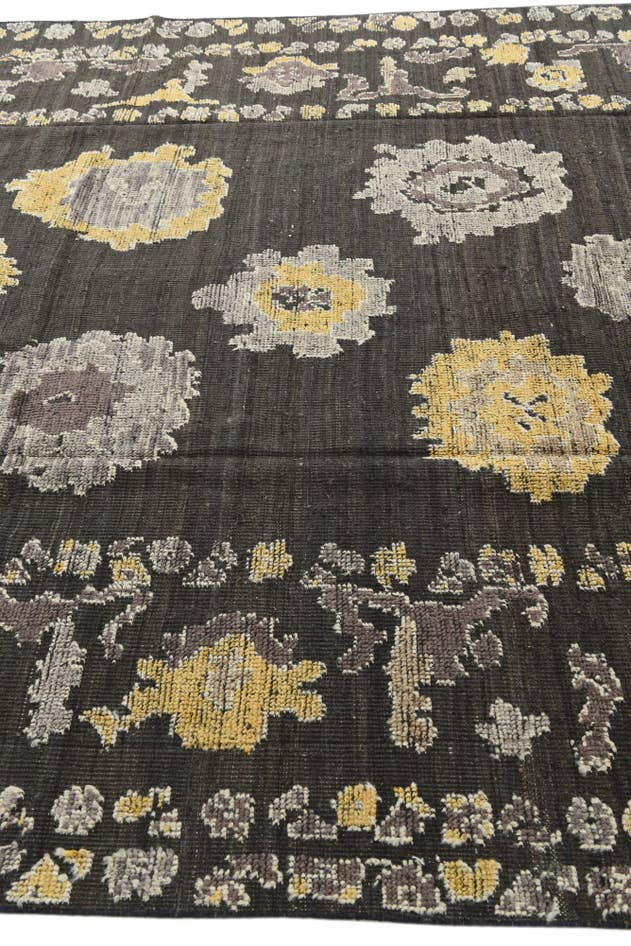 Detail image of 7' 10 x 10' 6 Hand Knotted Oushak Wool Rug