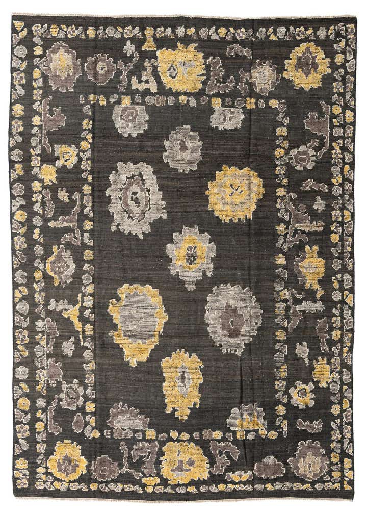 7' 10 x 10' 6 Hand Knotted Oushak Wool Rug