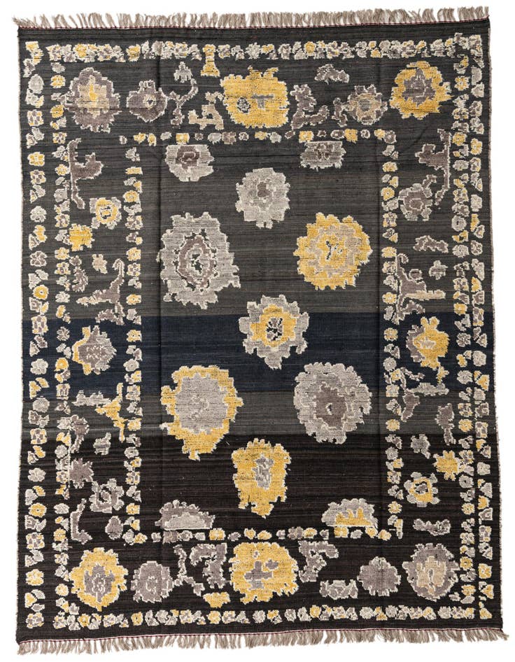 Detail image of 8' x 10' 1 Hand Knotted Oushak Wool Rug