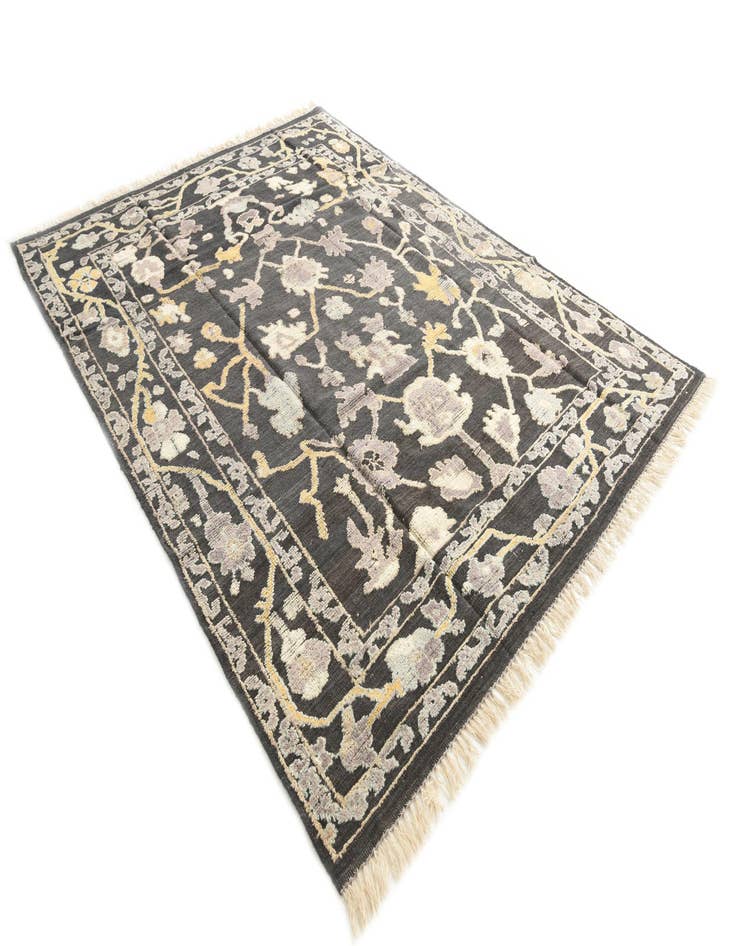 Detail image of 8' x 10' 5  Hand Knotted Oushak Wool Rug