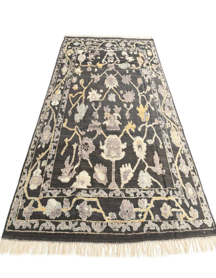 Detail image of 8' x 10' 5 Hand Knotted Oushak Wool Rug