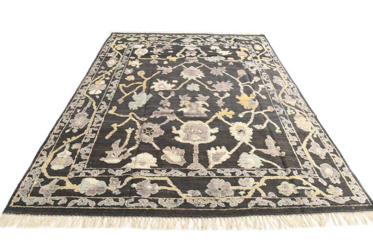 Detail image of 8' x 10' 5 Hand Knotted Oushak Wool Rug