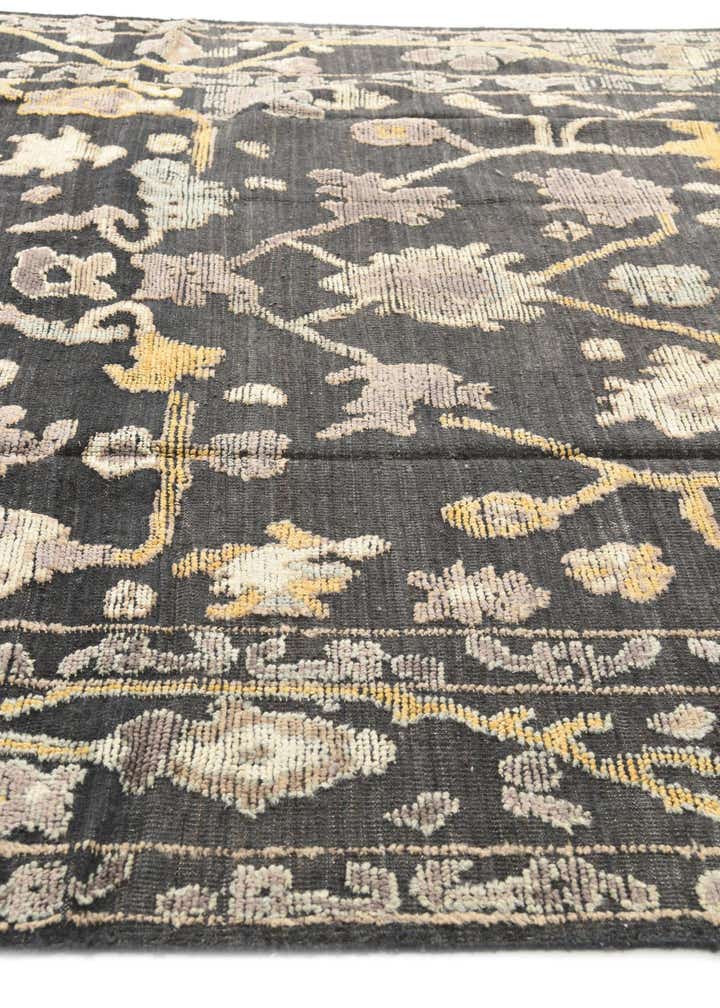 8' x 10' 5 Hand Knotted Oushak Wool Rug