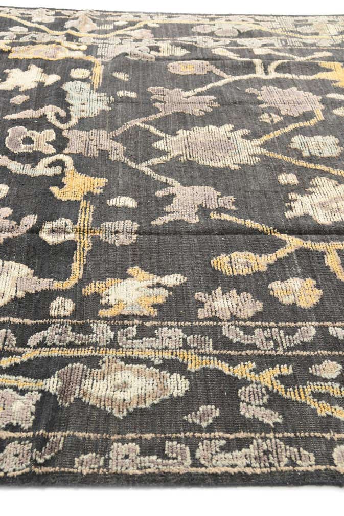 8' x 10' 5 Hand Knotted Oushak Wool Rug