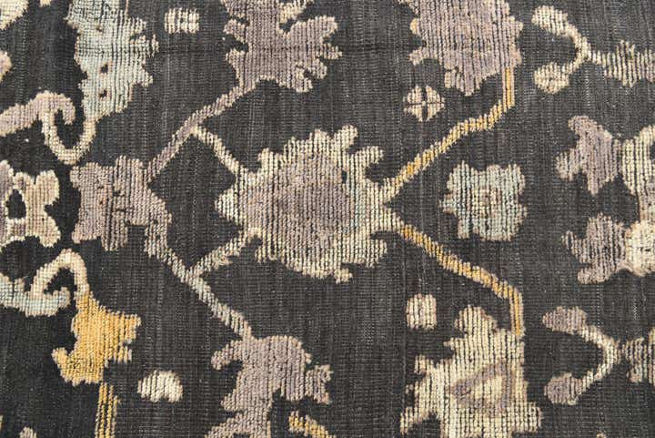 8' x 10' 5 Hand Knotted Oushak Wool Rug