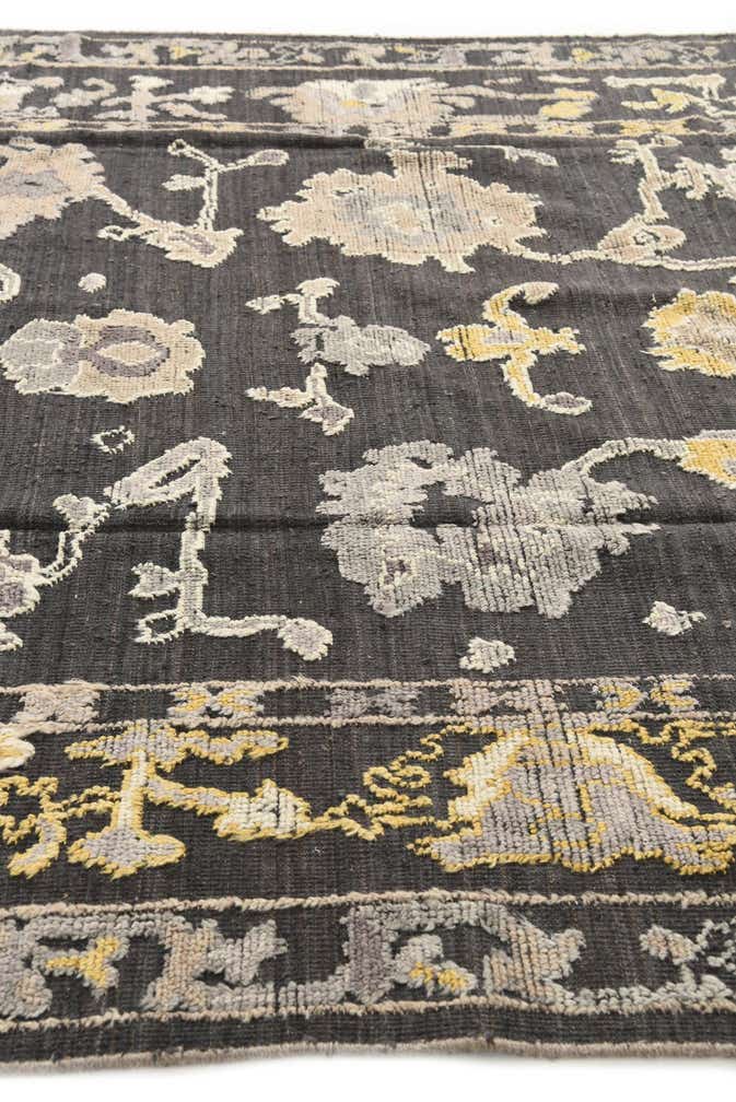 8' x 10' 3 Hand Knotted Oushak Wool Rug