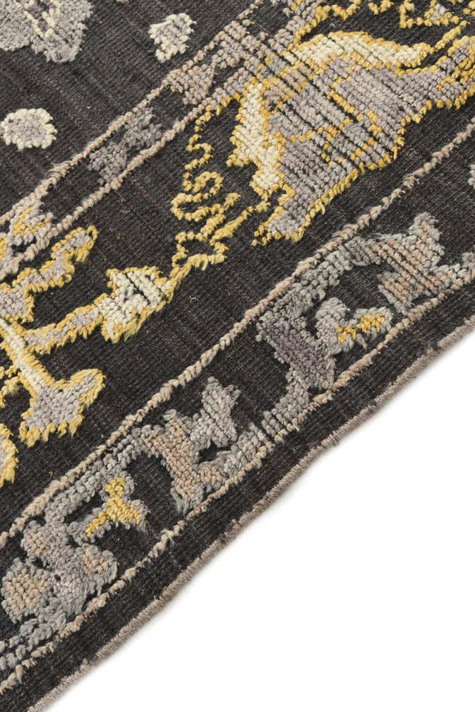 8' x 10' 3 Hand Knotted Oushak Wool Rug