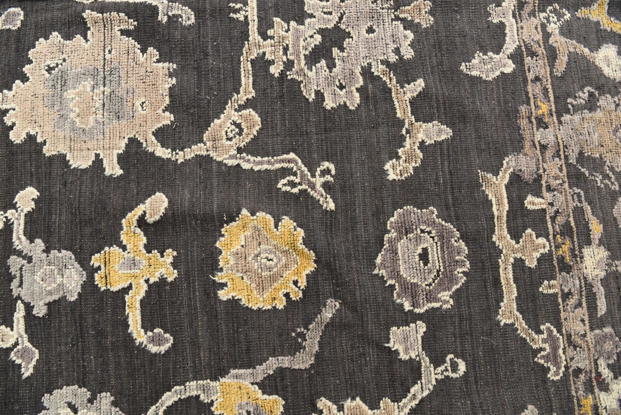 8' x 10' 3 Hand Knotted Oushak Wool Rug