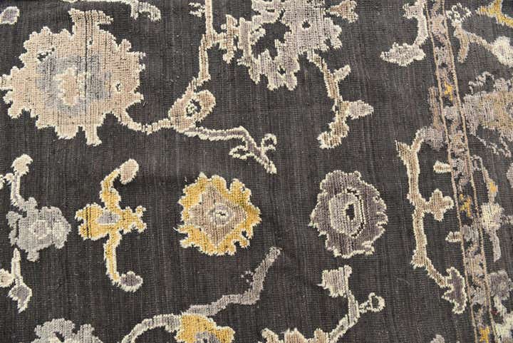 8' x 10' 3 Hand Knotted Oushak Wool Rug