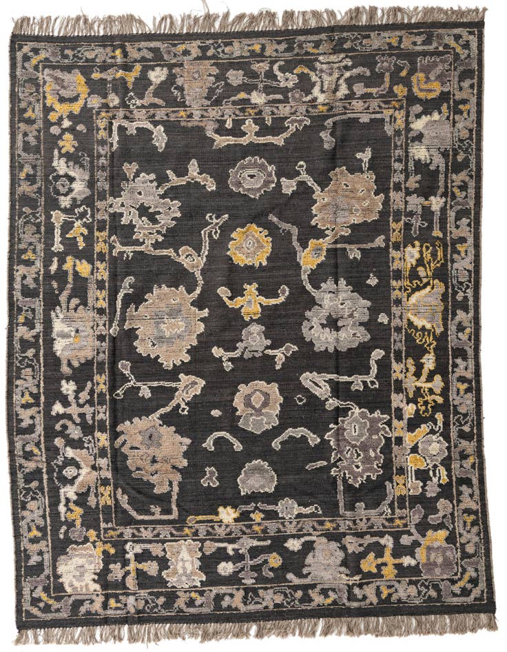 Detail image of 8' x 10' 3 Hand Knotted Oushak Wool Rug
