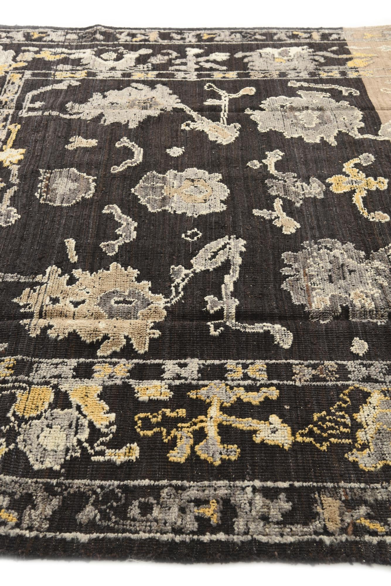 8' 4 x 10' 1 Hand Knotted Oushak Wool Rug