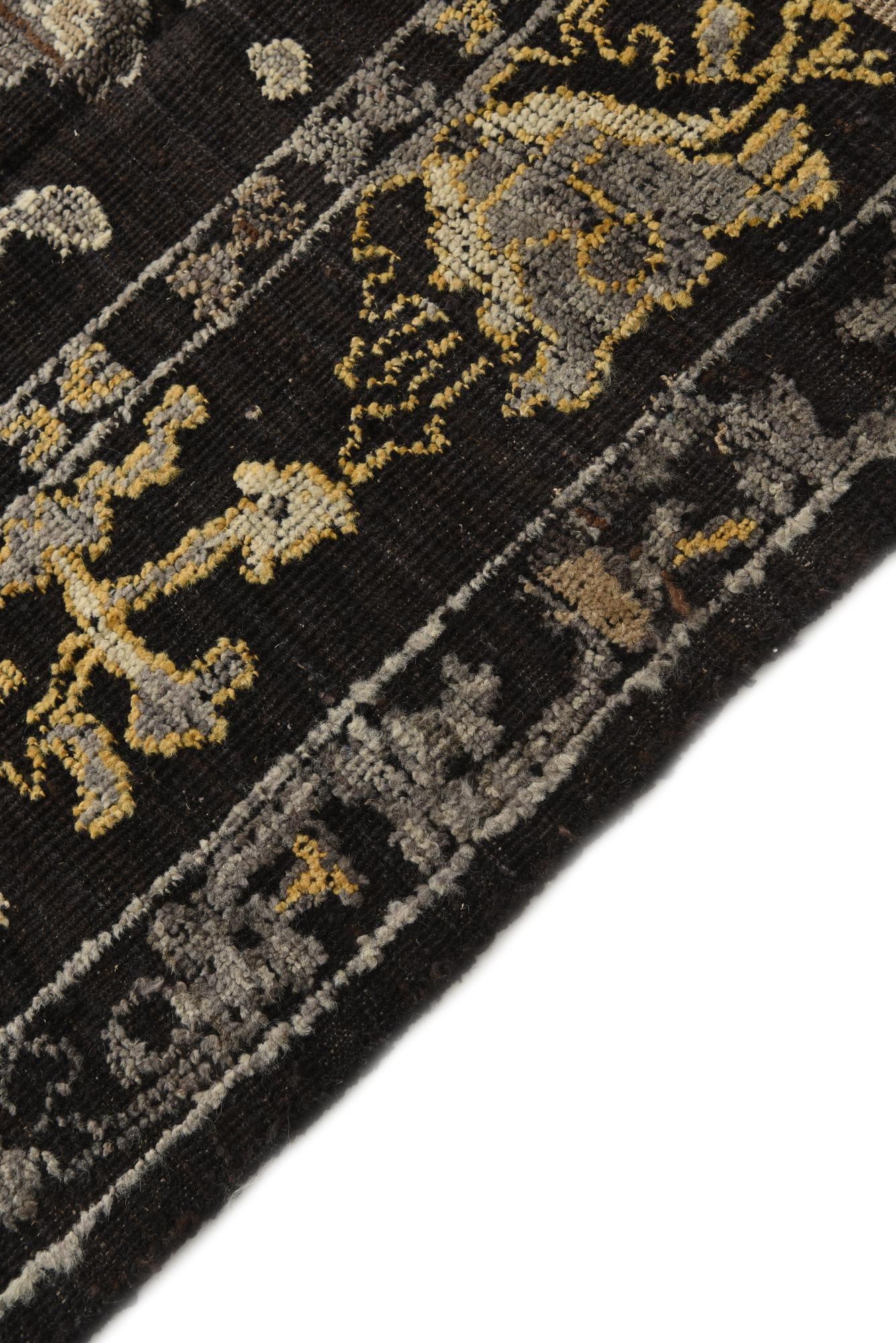 8' 4 x 10' 1 Hand Knotted Oushak Wool Rug
