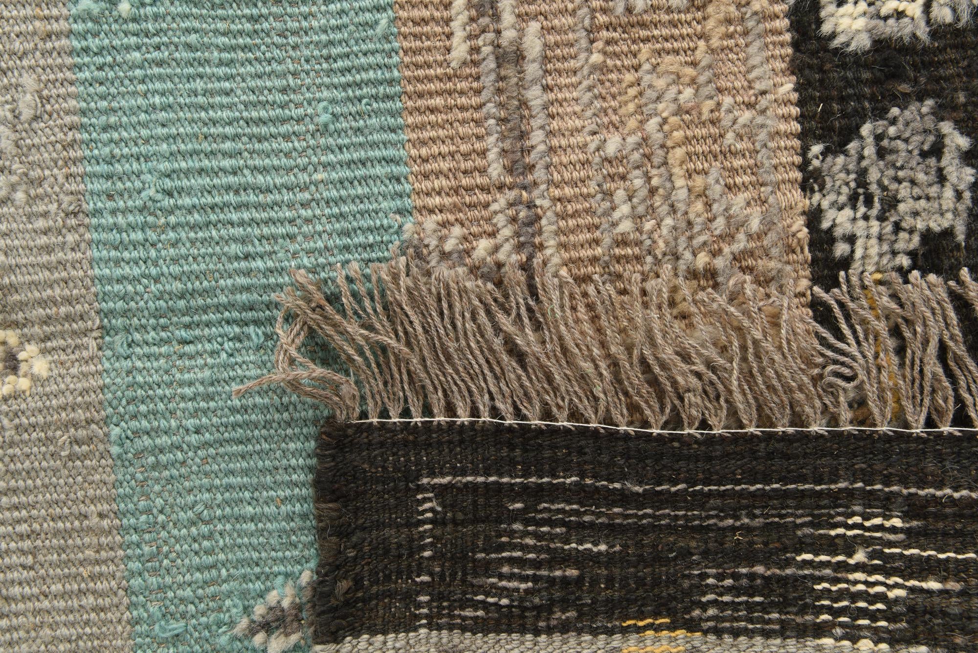 8' 4 x 10' 1 Hand Knotted Oushak Wool Rug