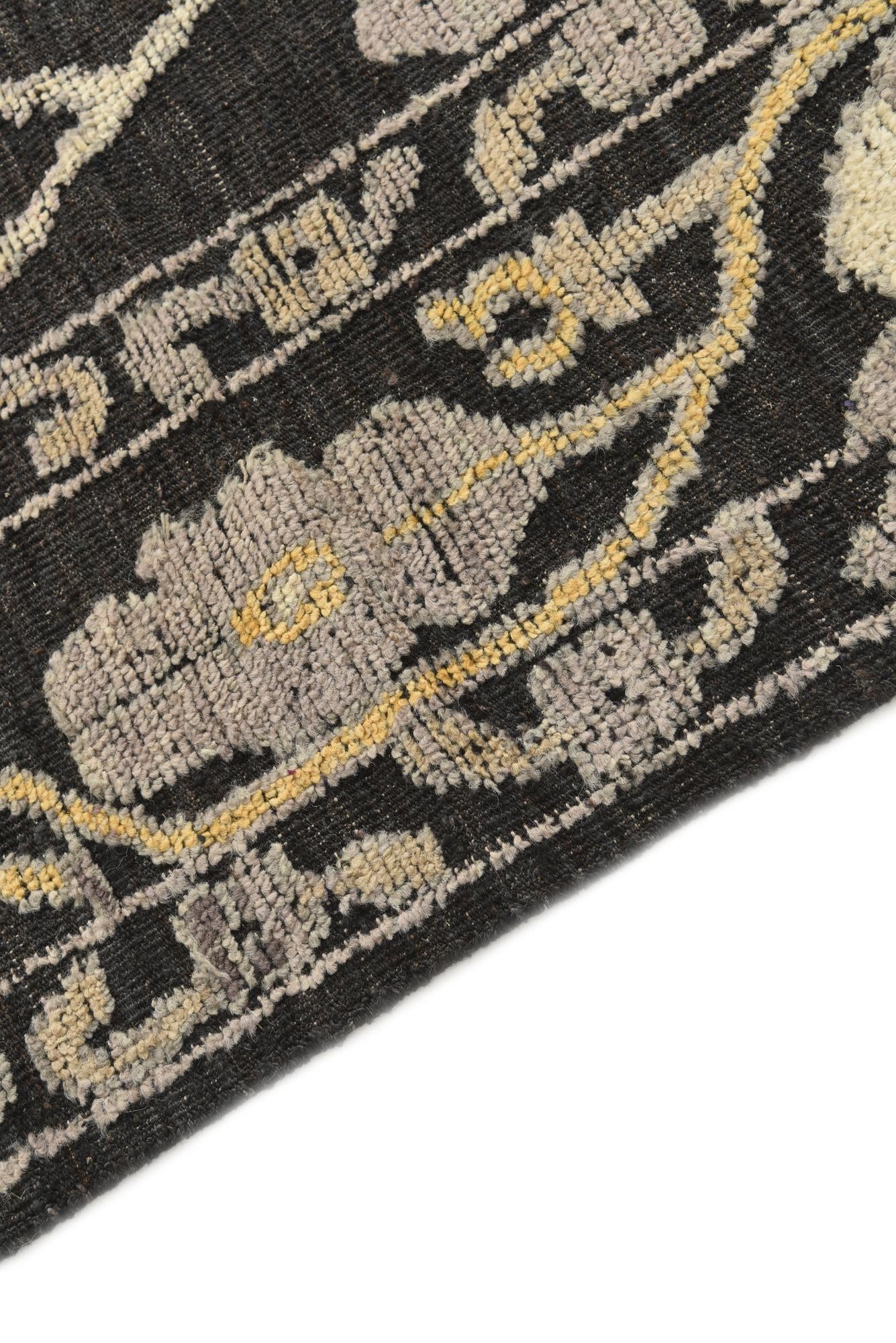 9' 3 x 12' 8 Hand Knotted Oushak Wool Rug