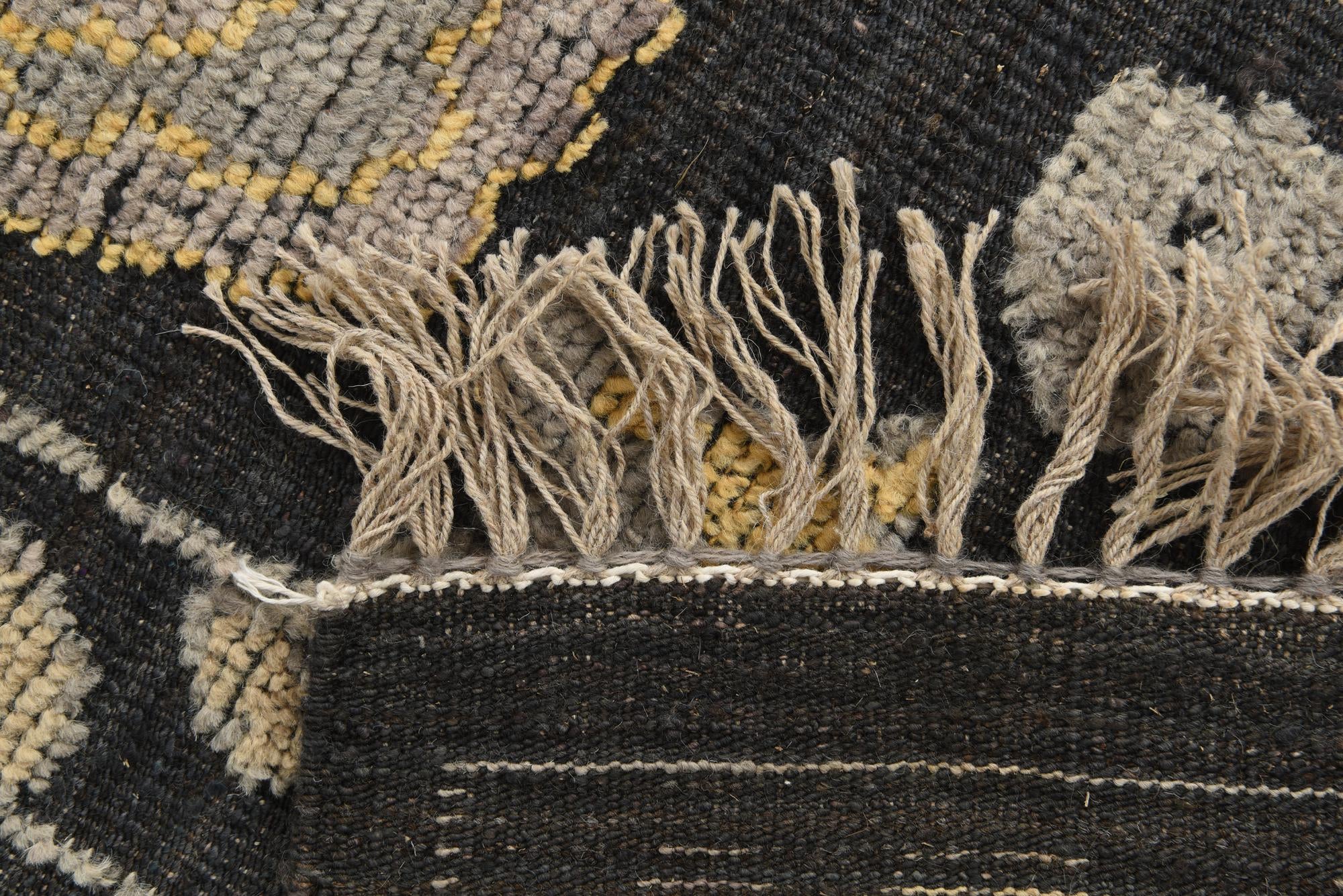 9' 3 x 12' 8 Hand Knotted Oushak Wool Rug