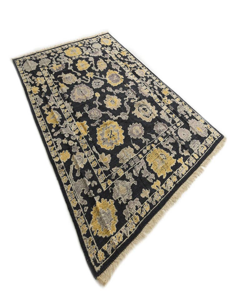 Detail image of 8' x 11' Hand Knotted Oushak Wool Rug