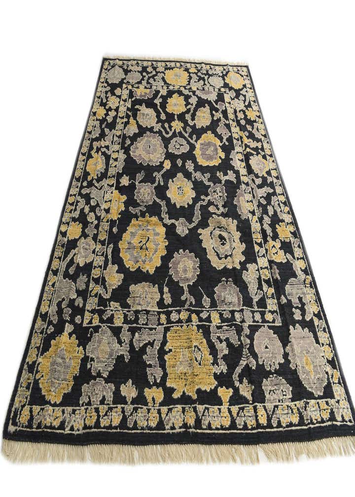 8' x 11' Hand Knotted Oushak Wool Rug