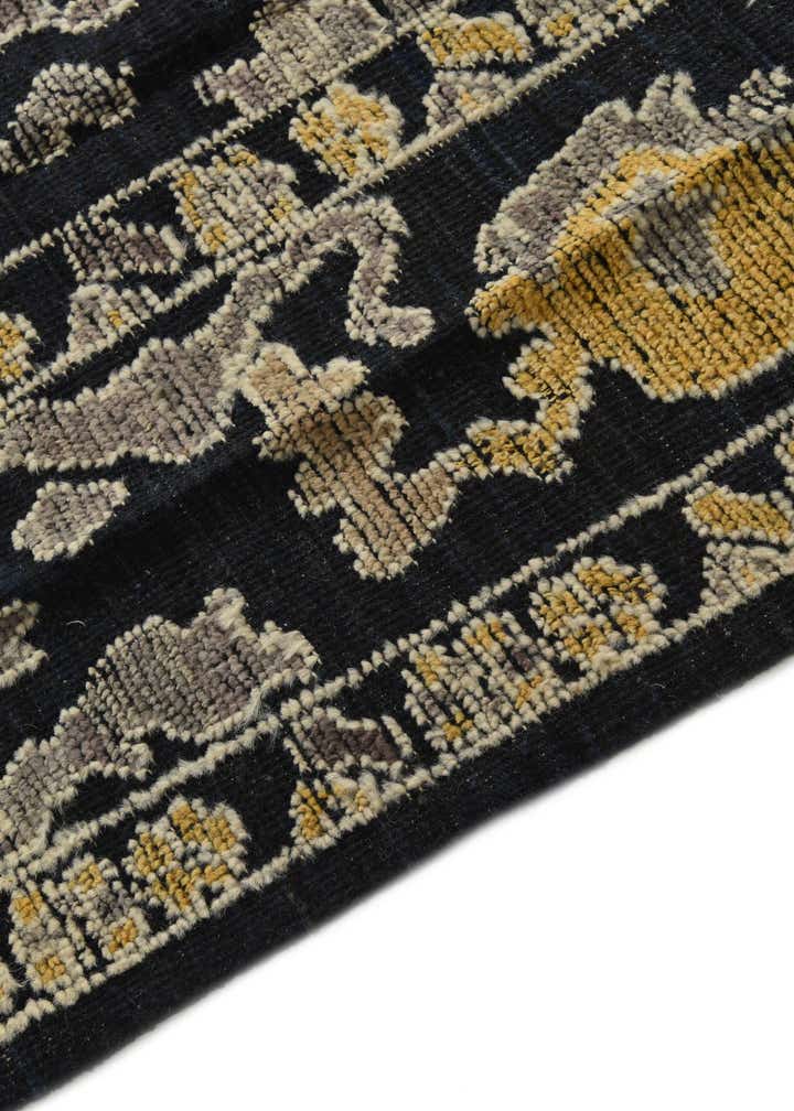 8' x 11' Hand Knotted Oushak Wool Rug