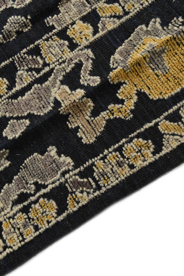 Detail image of 8' x 11' Hand Knotted Oushak Wool Rug