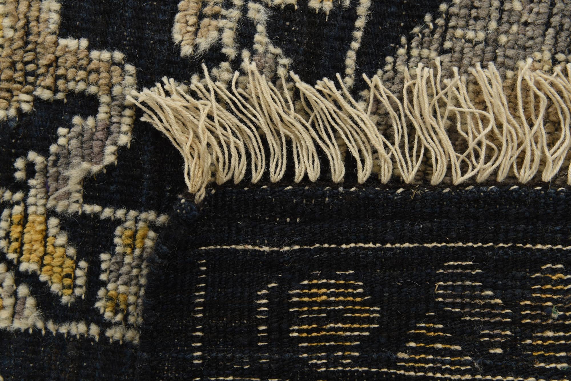8' x 11' Hand Knotted Oushak Wool Rug