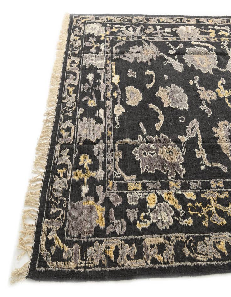 Detail image of 9' 4 x 12' 5  Hand Knotted Oushak Wool Rug