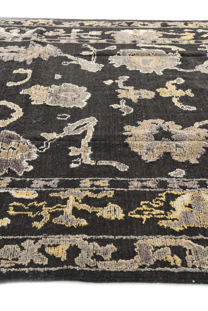 9' 4 x 12' 5 Hand Knotted Oushak Wool Rug