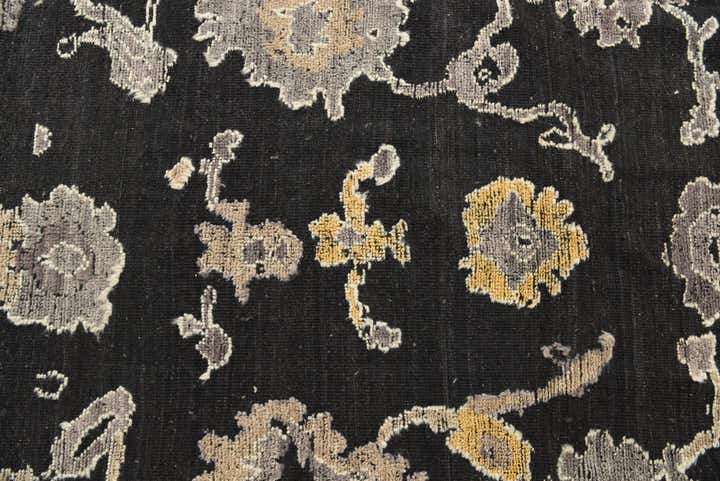 9' 4 x 12' 5 Hand Knotted Oushak Wool Rug