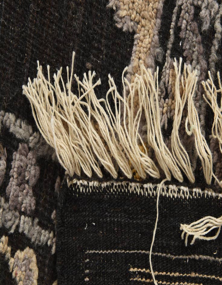 Detail image of 9' 4 x 12' 5  Hand Knotted Oushak Wool Rug