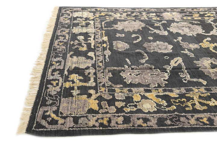 8' 10 x 12' 4 Hand Knotted Oushak Wool Rug