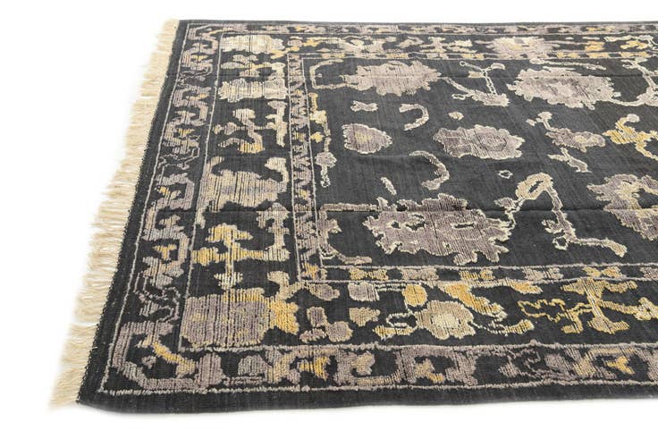Detail image of 8' 10 x 12' 4 Hand Knotted Oushak Wool Rug