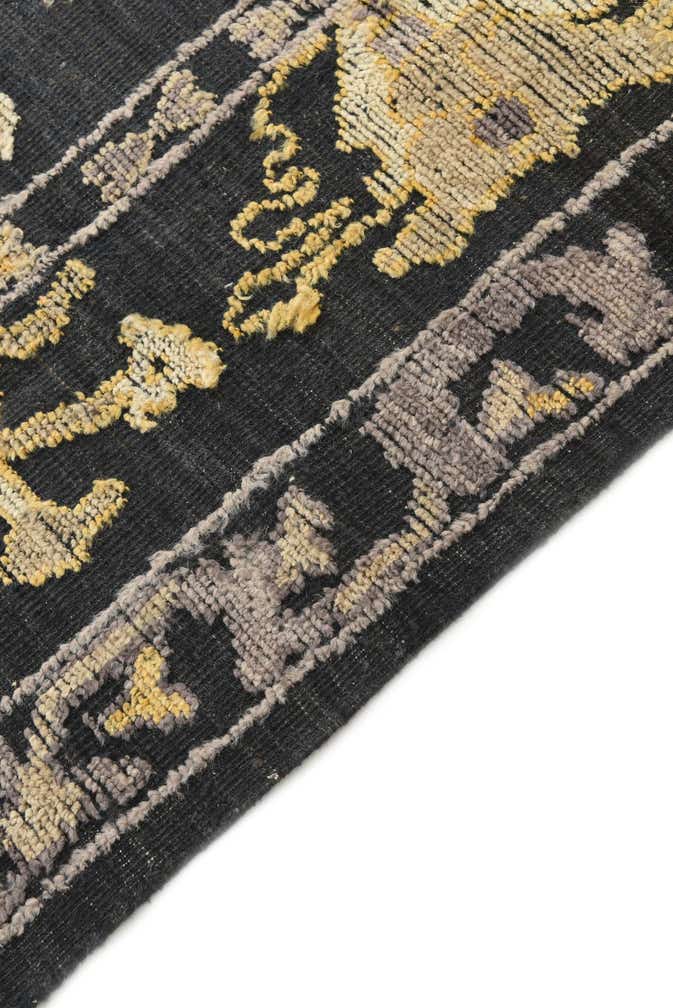 8' 10 x 12' 4 Hand Knotted Oushak Wool Rug