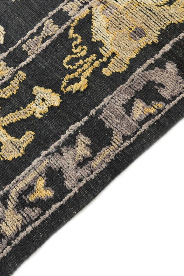 Detail image of 8' 10 x 12' 4 Hand Knotted Oushak Wool Rug
