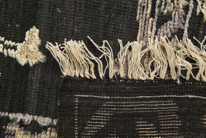 8' 10 x 12' 4 Hand Knotted Oushak Wool Rug