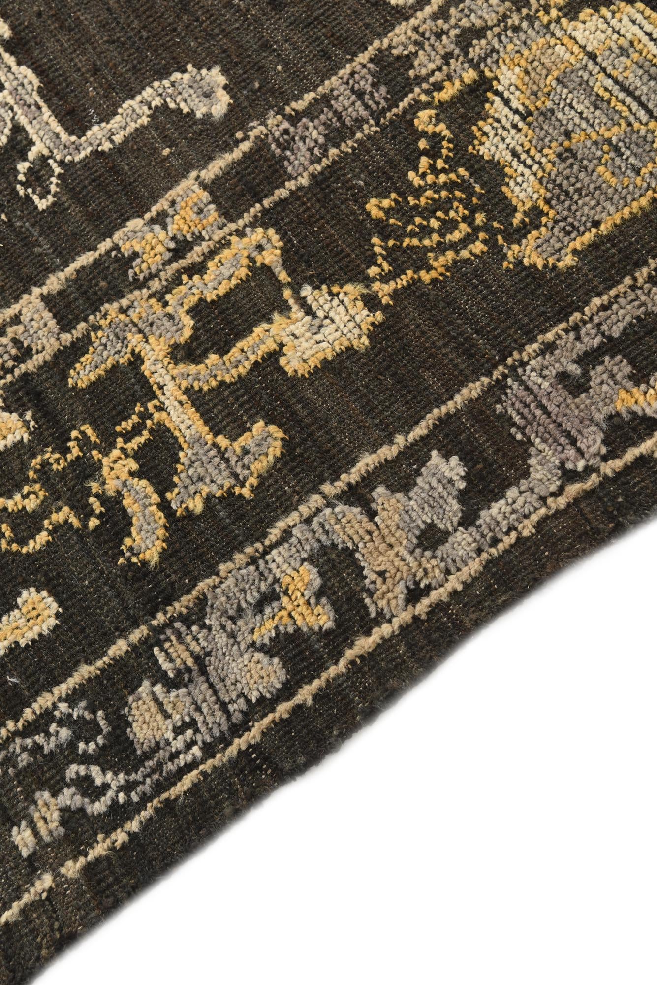 8' 2 x 9' 7 Hand Knotted Oushak Wool Rug