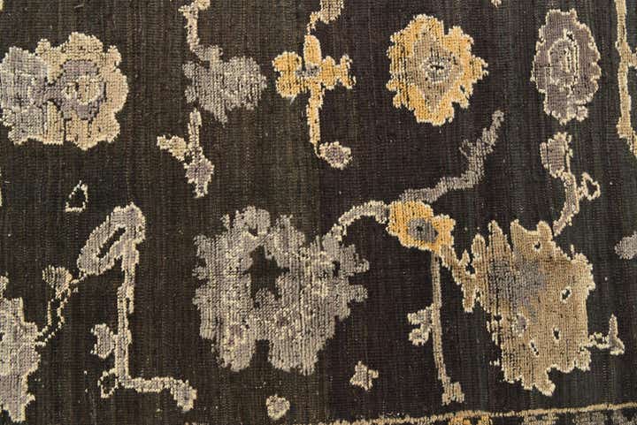 8' 2 x 9' 7 Hand Knotted Oushak Wool Rug