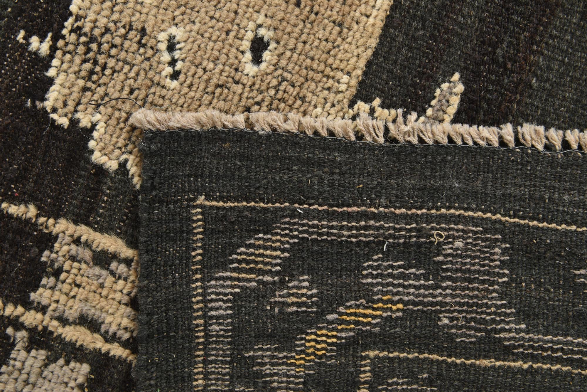 8' 2 x 9' 7 Hand Knotted Oushak Wool Rug