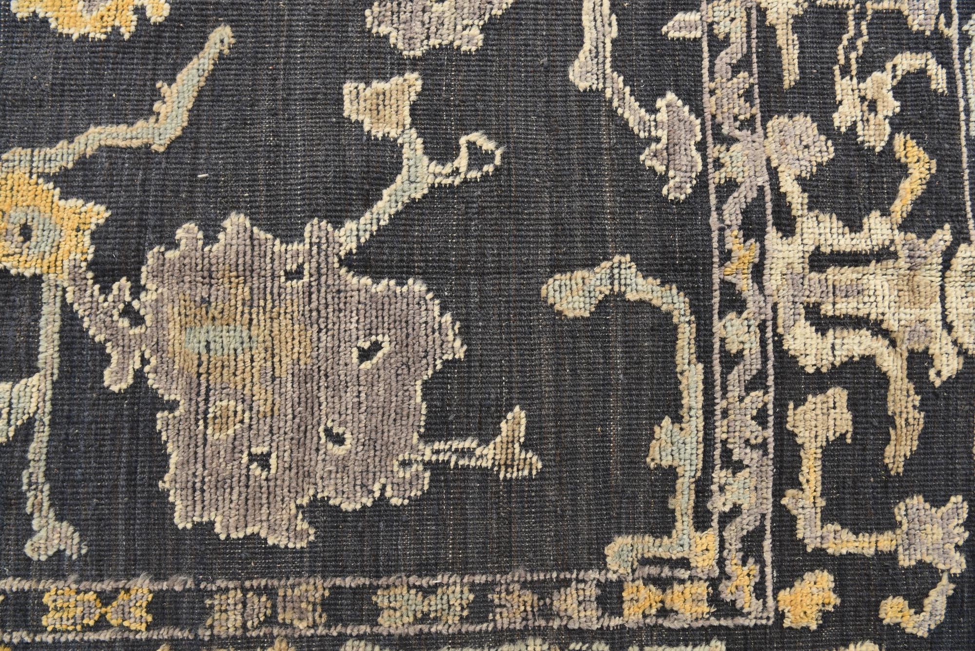 8' 1 x 10' 3 Hand Knotted Oushak Wool Rug