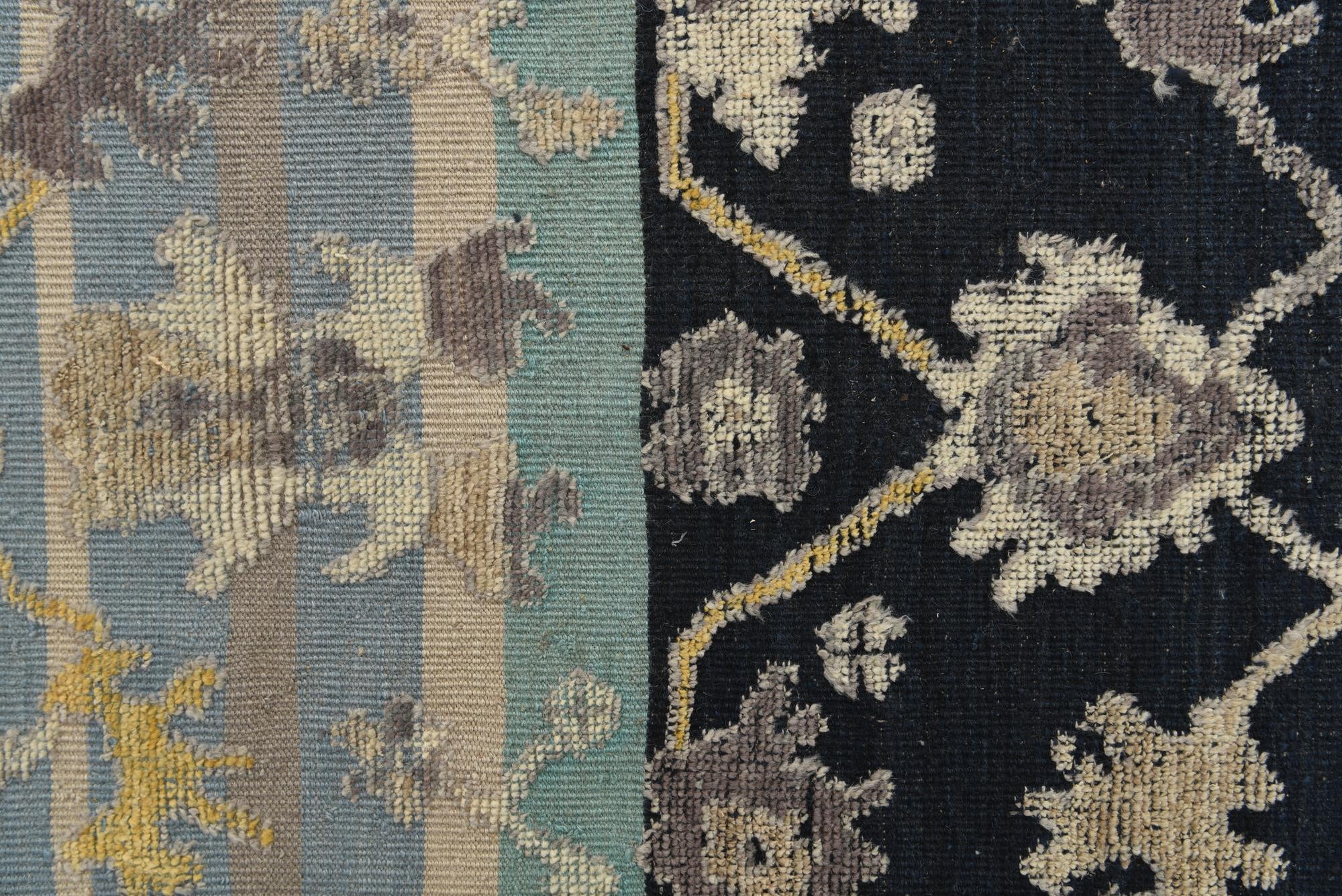 8' 1 x 10' Hand Knotted Oushak Wool Rug