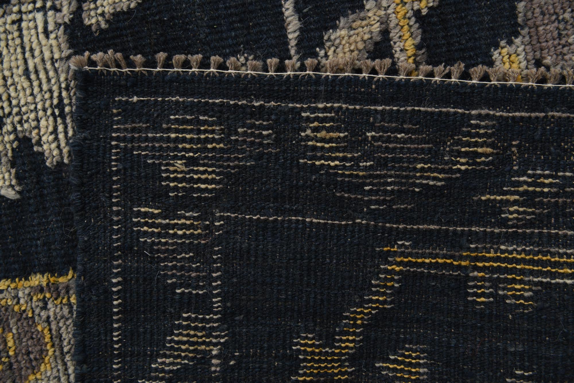 8' 1 x 10' Hand Knotted Oushak Wool Rug