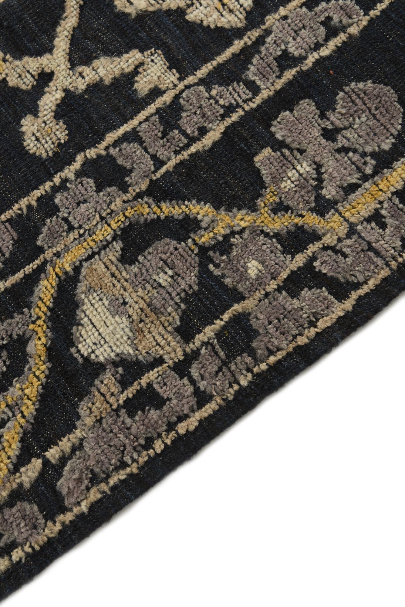 7' 10 x 10' 6 Hand Knotted Oushak Wool Rug
