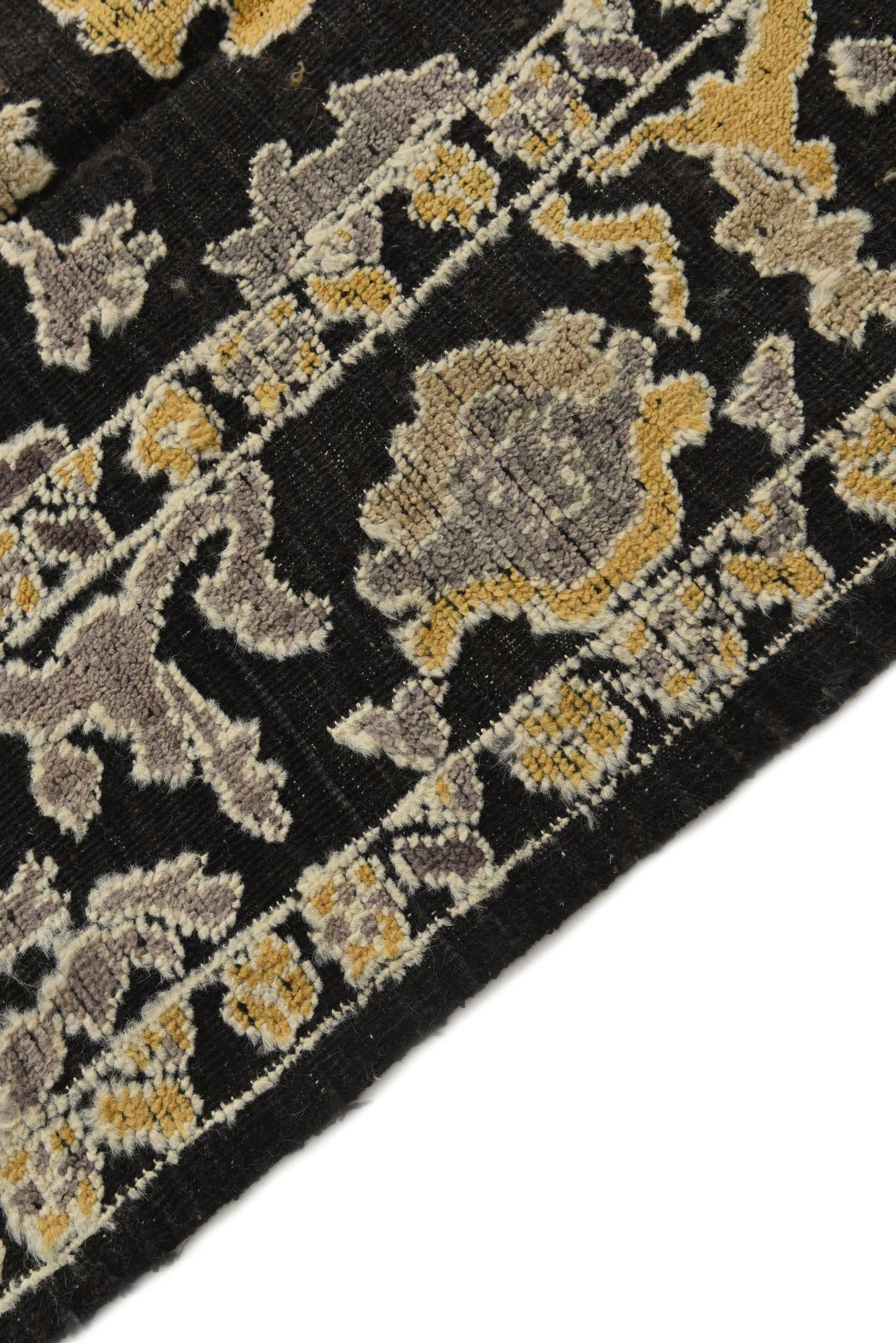 8' 4 x 10' 2 Hand Knotted Oushak Wool Rug