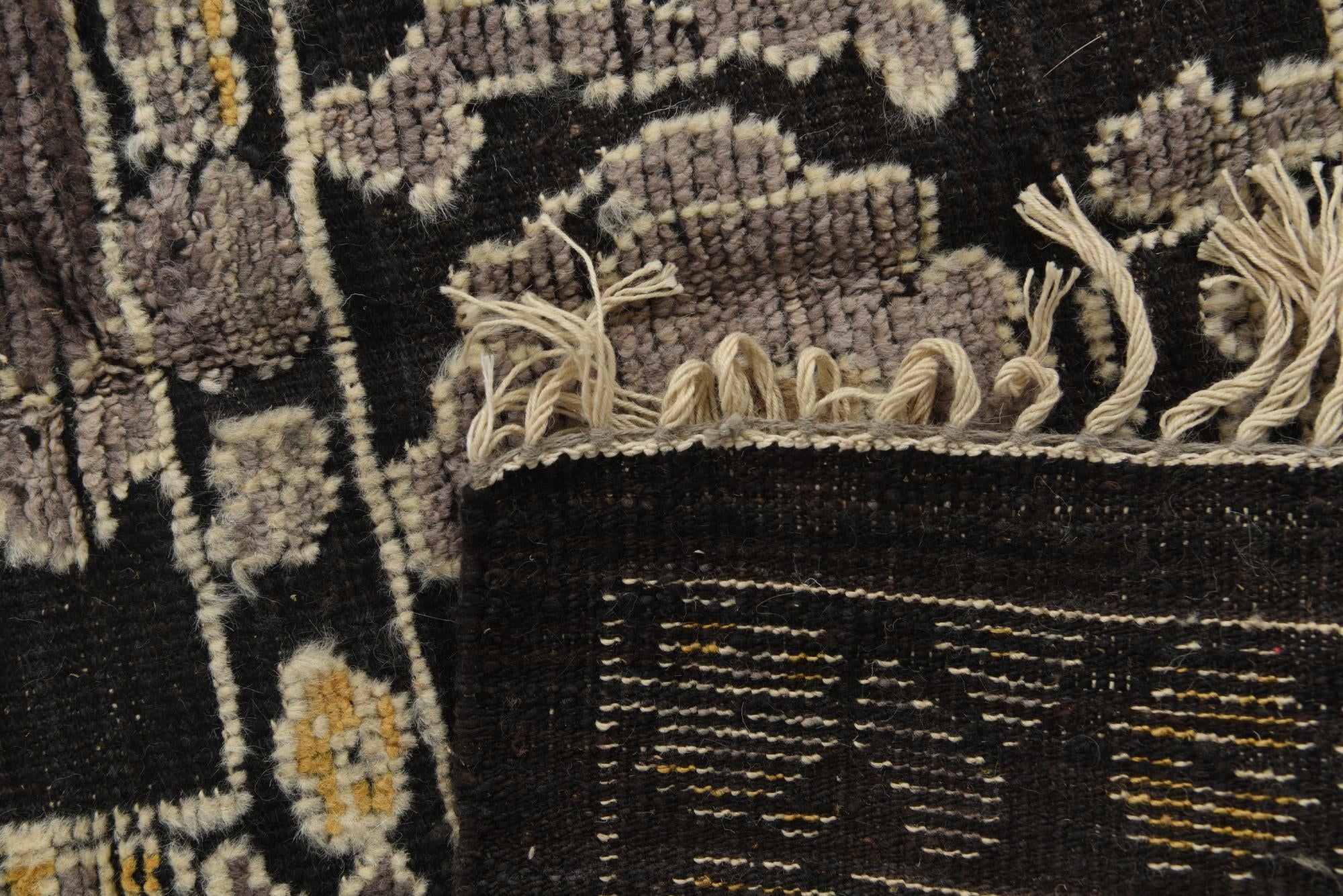 8' 4 x 10' 2 Hand Knotted Oushak Wool Rug