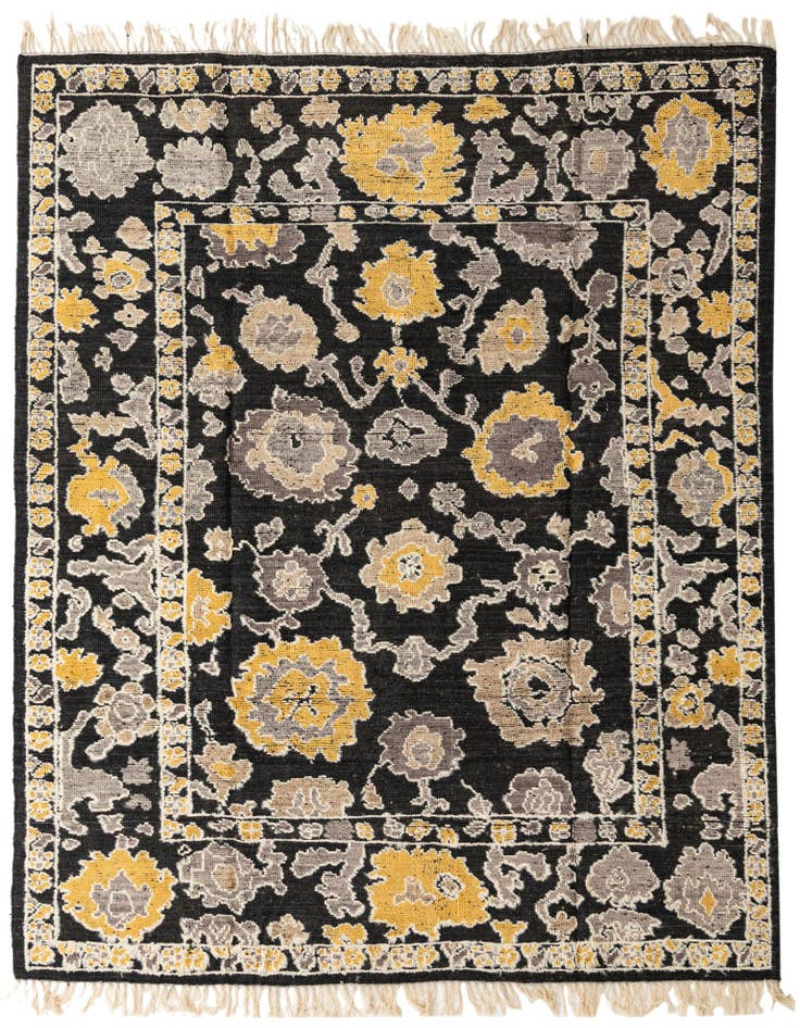 Detail image of 8' 4 x 10' 2 Hand Knotted Oushak Wool Rug